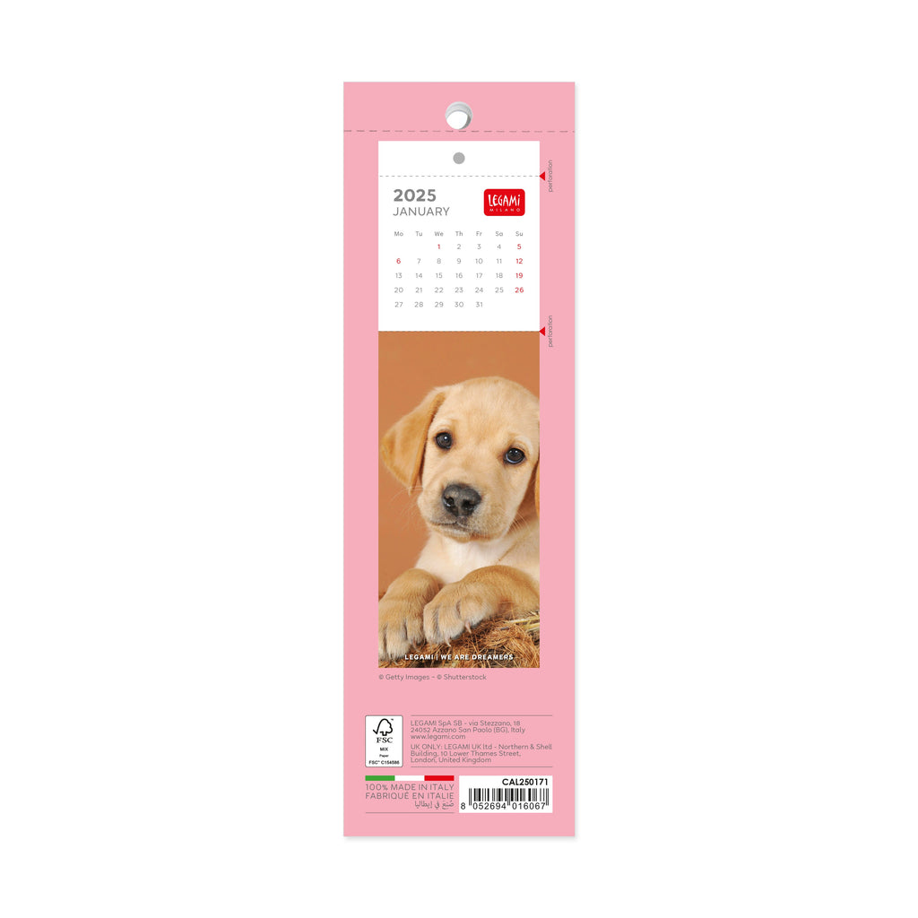 Marcador Livro 2025 - Puppies
