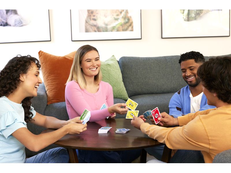 Mattel Spiele Kartenspiel UNO Teams Kartenspiel für Familienabende
