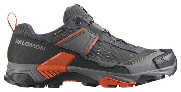 Chaussures Outdoor Salomon X Ultra 5 GTX Gris/Rouge Homme