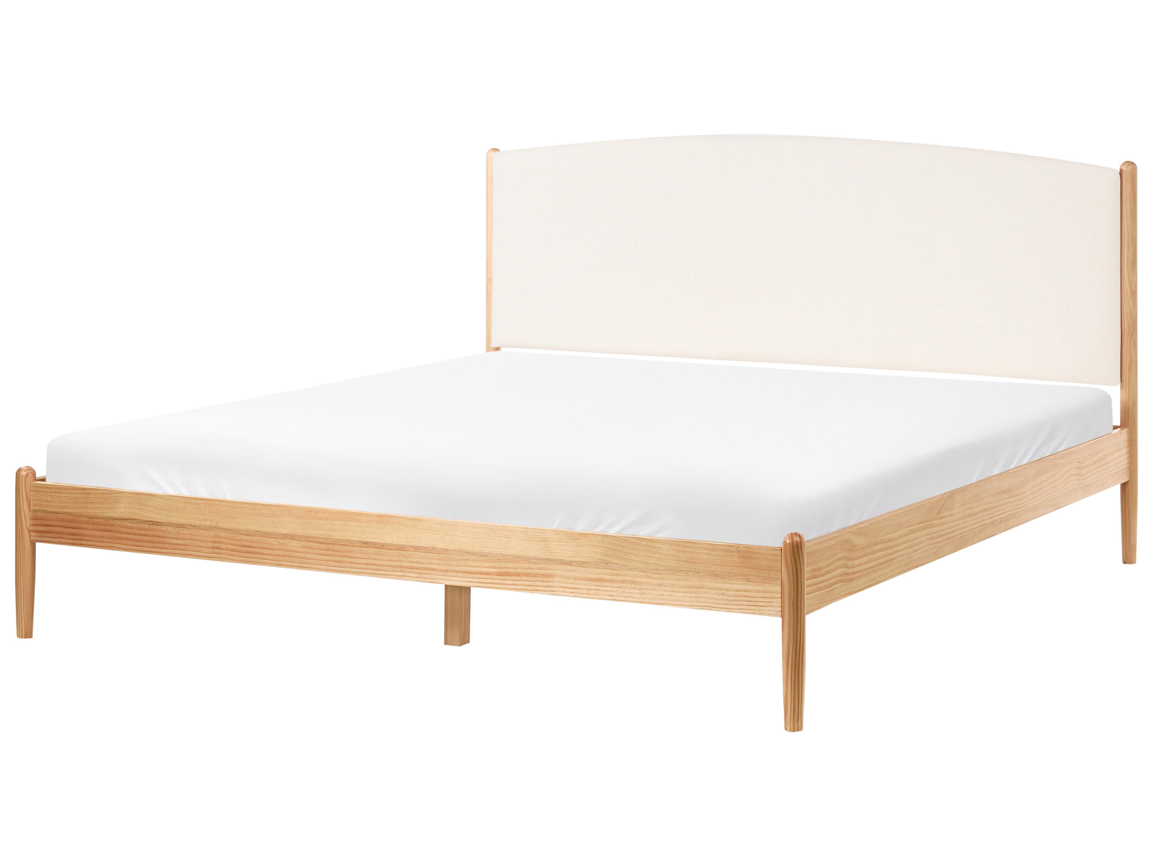 Bed Dennenhout CLAIRAC 180 x 200 cm Lichtbruin
