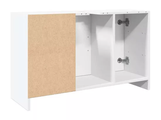 Armoire d'évier blanc 90x29x55 cm bois d'ingénierie