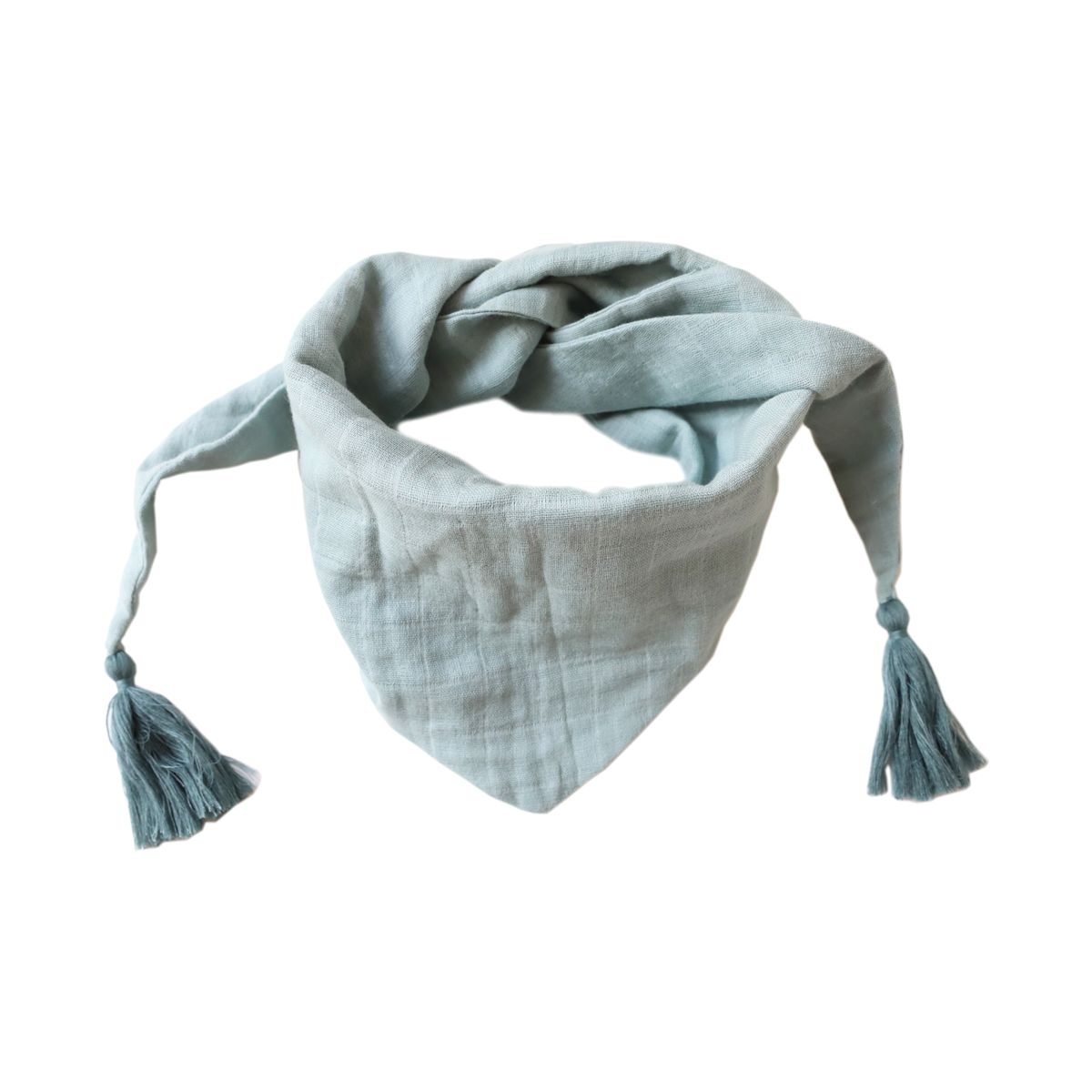 Foulard bleu gris - Mon petit canard  Petit toi