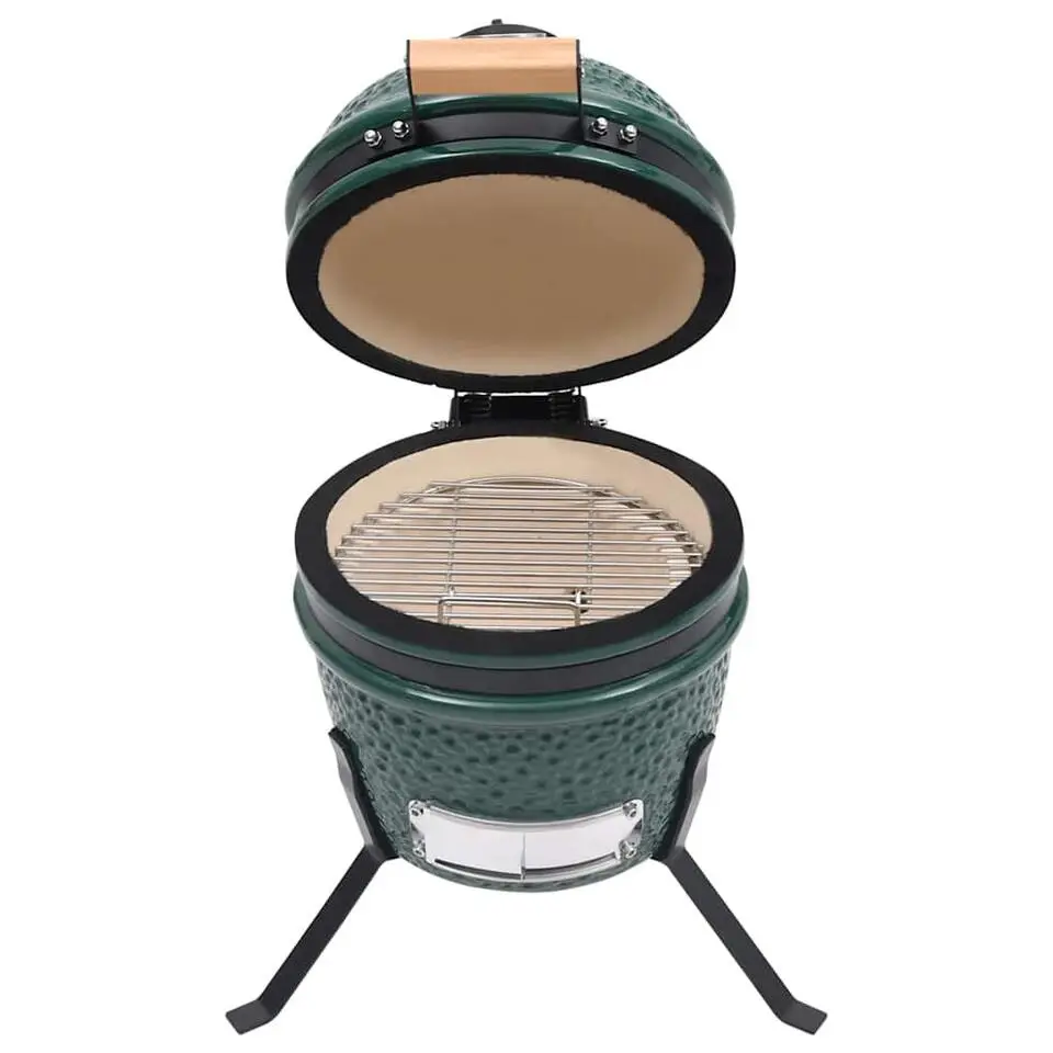 vidaXL - Rokersbarbecue - Groen - Keramiek