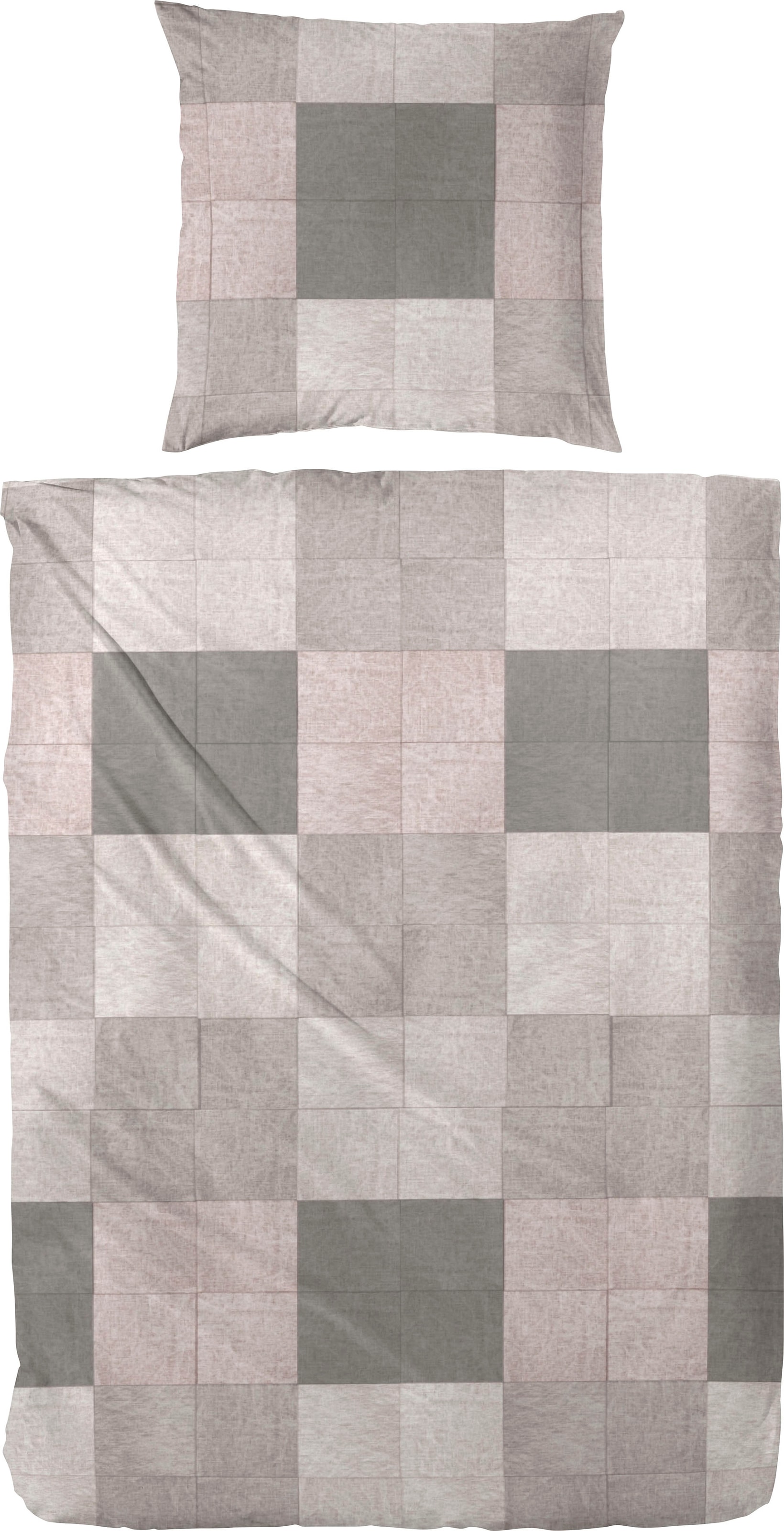 Primera Bettwäsche »Glencheck« 2 Stk. tlg. mit Patchwork Karo