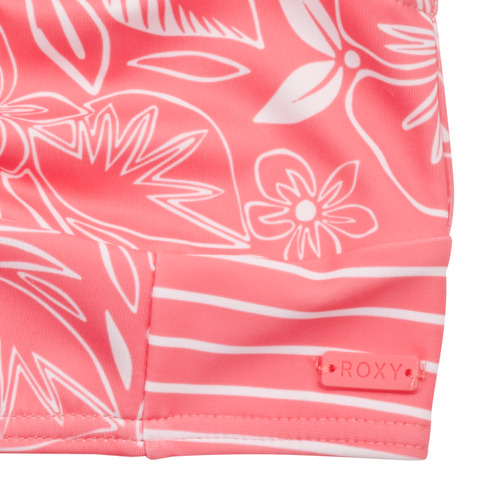 Roxy - VACAY FOR LIFE CROP TOP SET - Rose / Blanc