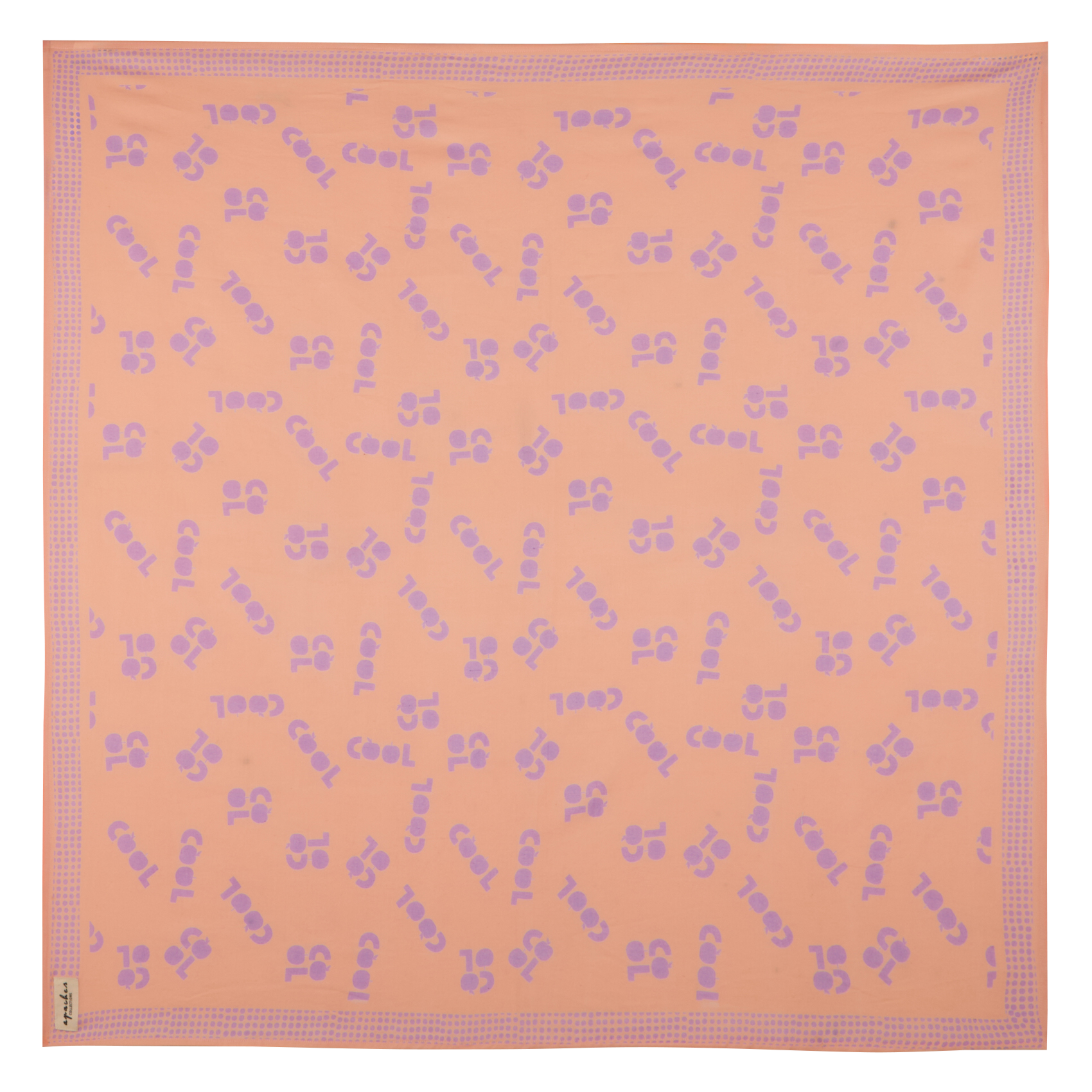 LATIKA - Foulard en coton imprimé | Rose
