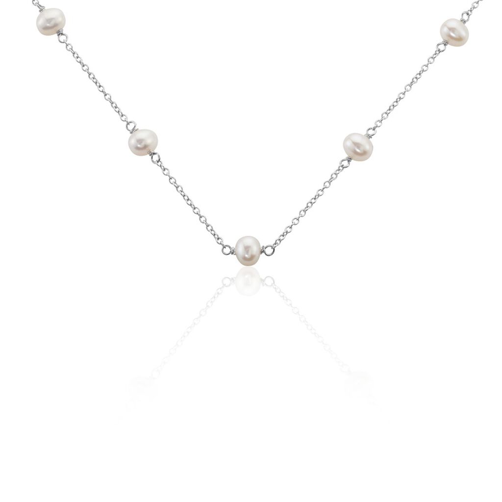 Collier Tanis Argent Perle De Culture