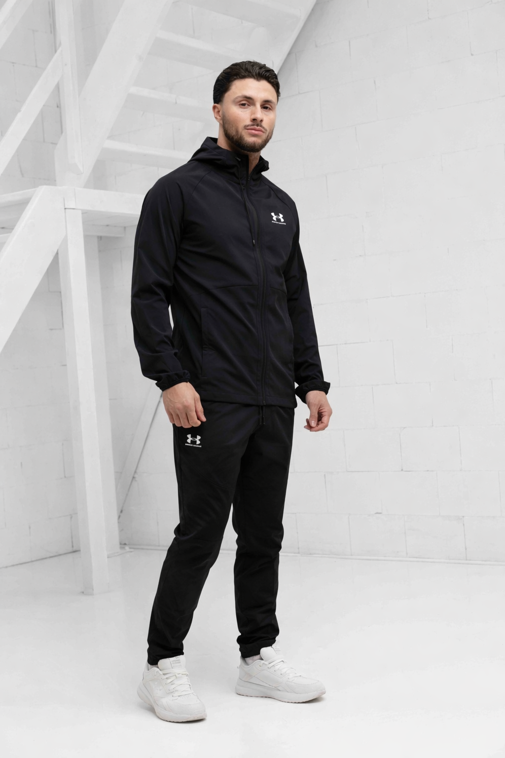 Under Armour Vibe Woven Trainingspak Heren Zwart