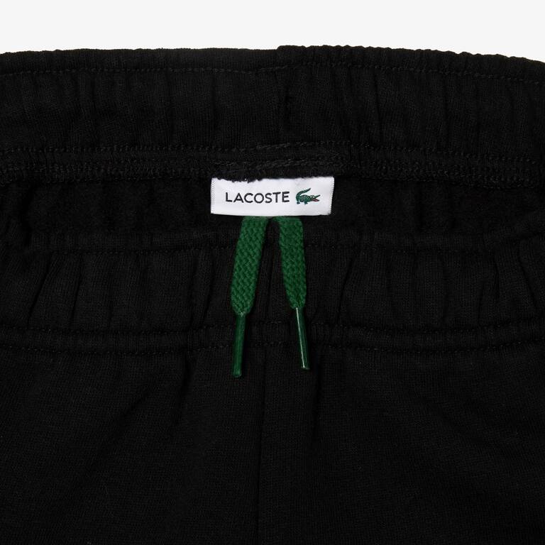 Short enfant Lacoste en molleton gratté de coton biologique Pantalons & Shorts - Noir - Lacoste - Enfant