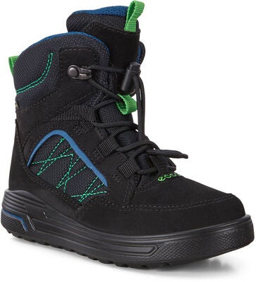 ECCO Urban Snowboarder Sko, Black/Poseidon