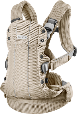 BabyBjörn Harmony Bæresele 3D Mesh, Gråbeige