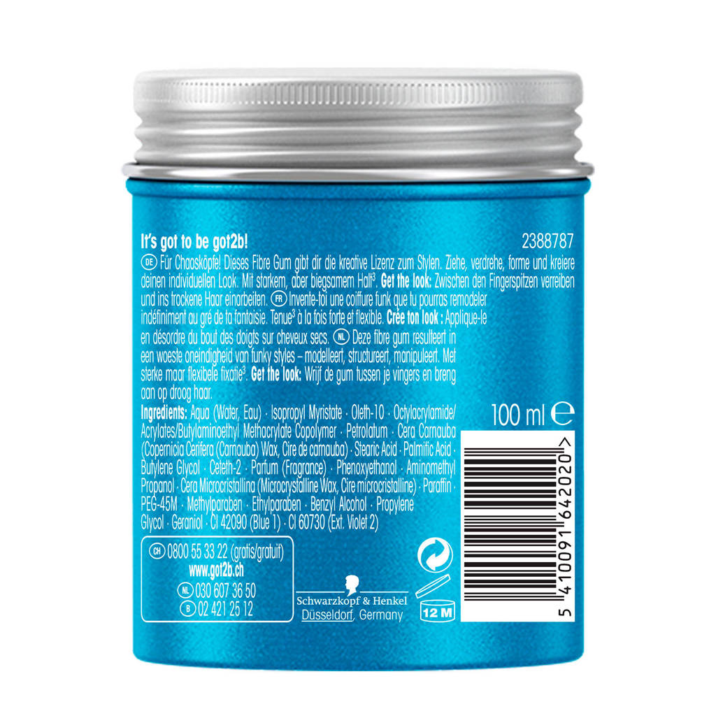 Chaotic Modelling Fibre Gum -voordeelverpakking - 6 x 100 ml