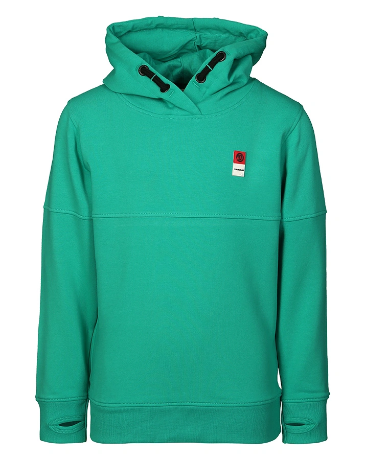 Kapuzen-Pullover BASIC in grün