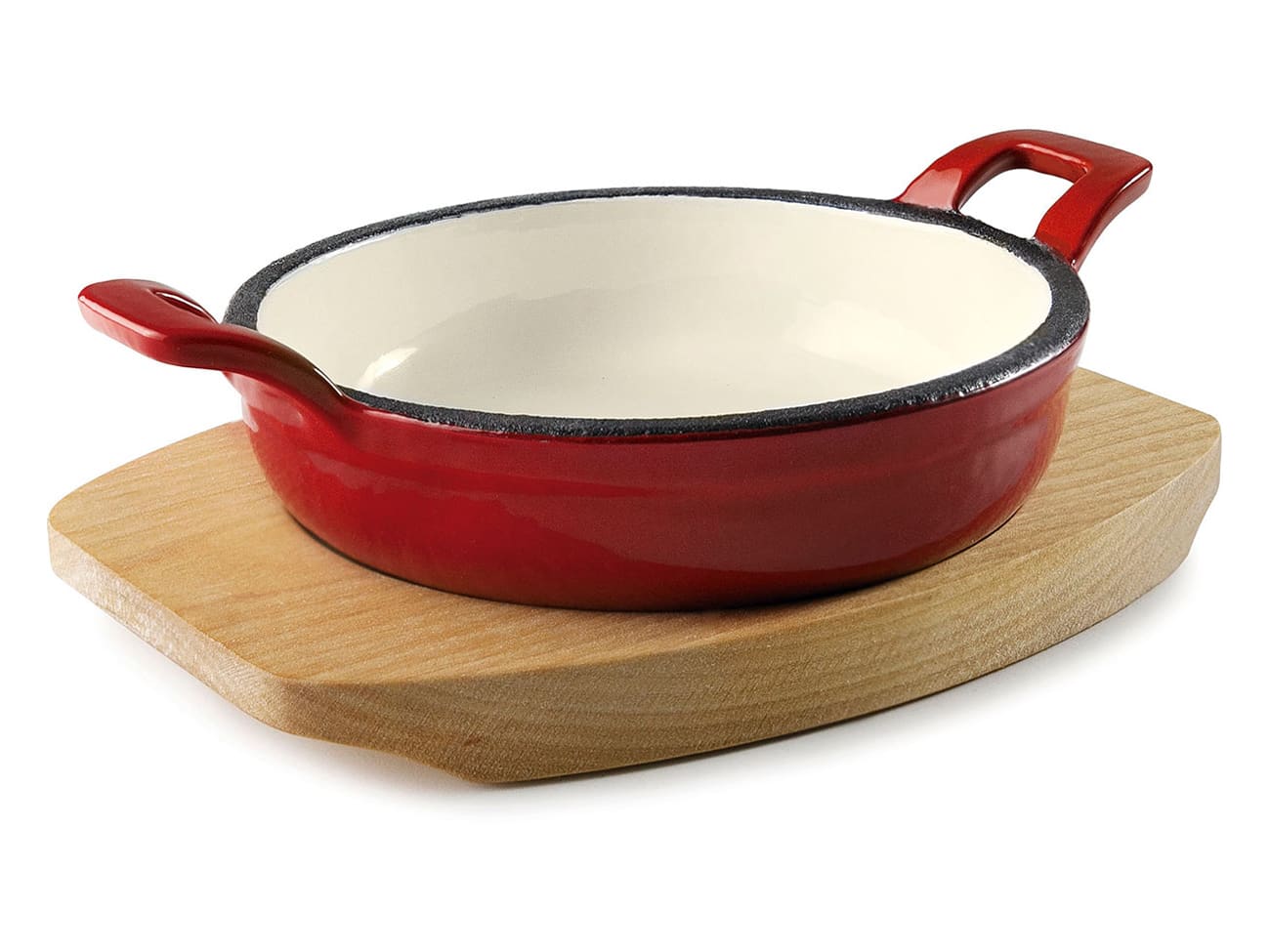 Cassolette ronde - fonte rouge - Ø 16 cm - Lacor