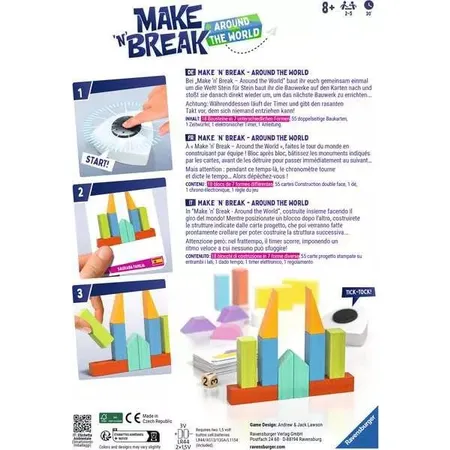 Ravensburger Make 'n' Break- Around the World