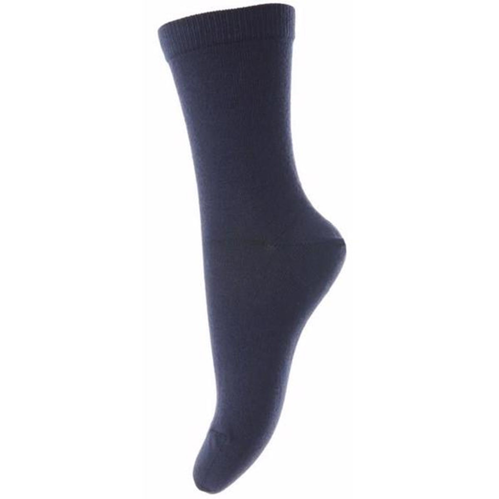 MP 700 Cotton Plain Socks 96 Navy - Mp Danmark → Luksusbaby.dk