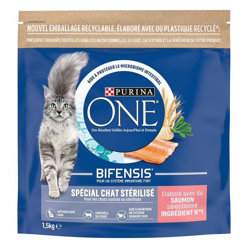 PURINA ONE Stérilisé au saumon