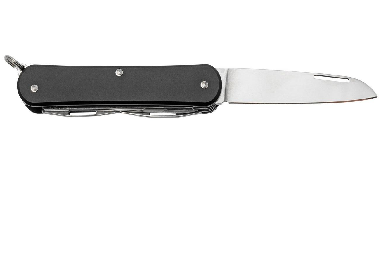 FOX Vulpis 5-Tools FX-VP130-SF5BK, N690co, Aluminium, Black, Zwitsers zakmes