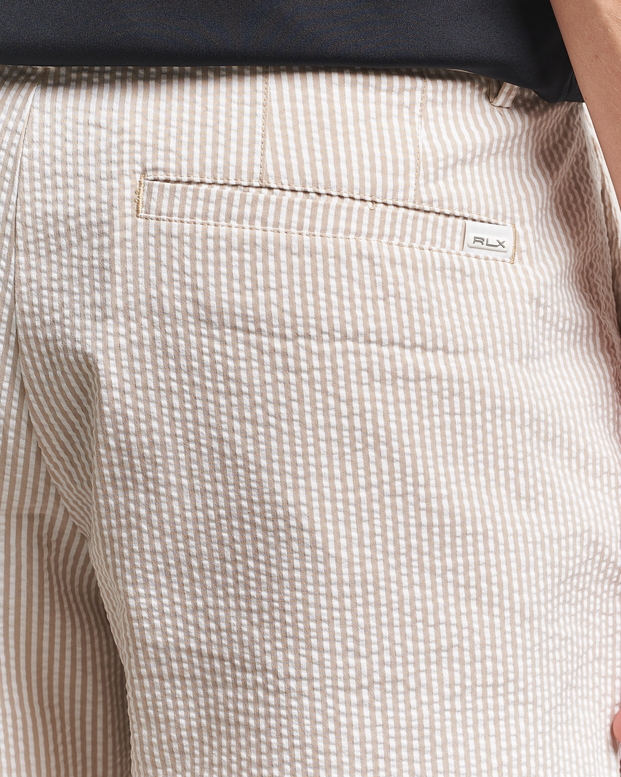 RLX Ralph Lauren Seersucker Shorts Classic Khaki/Ceramic White
