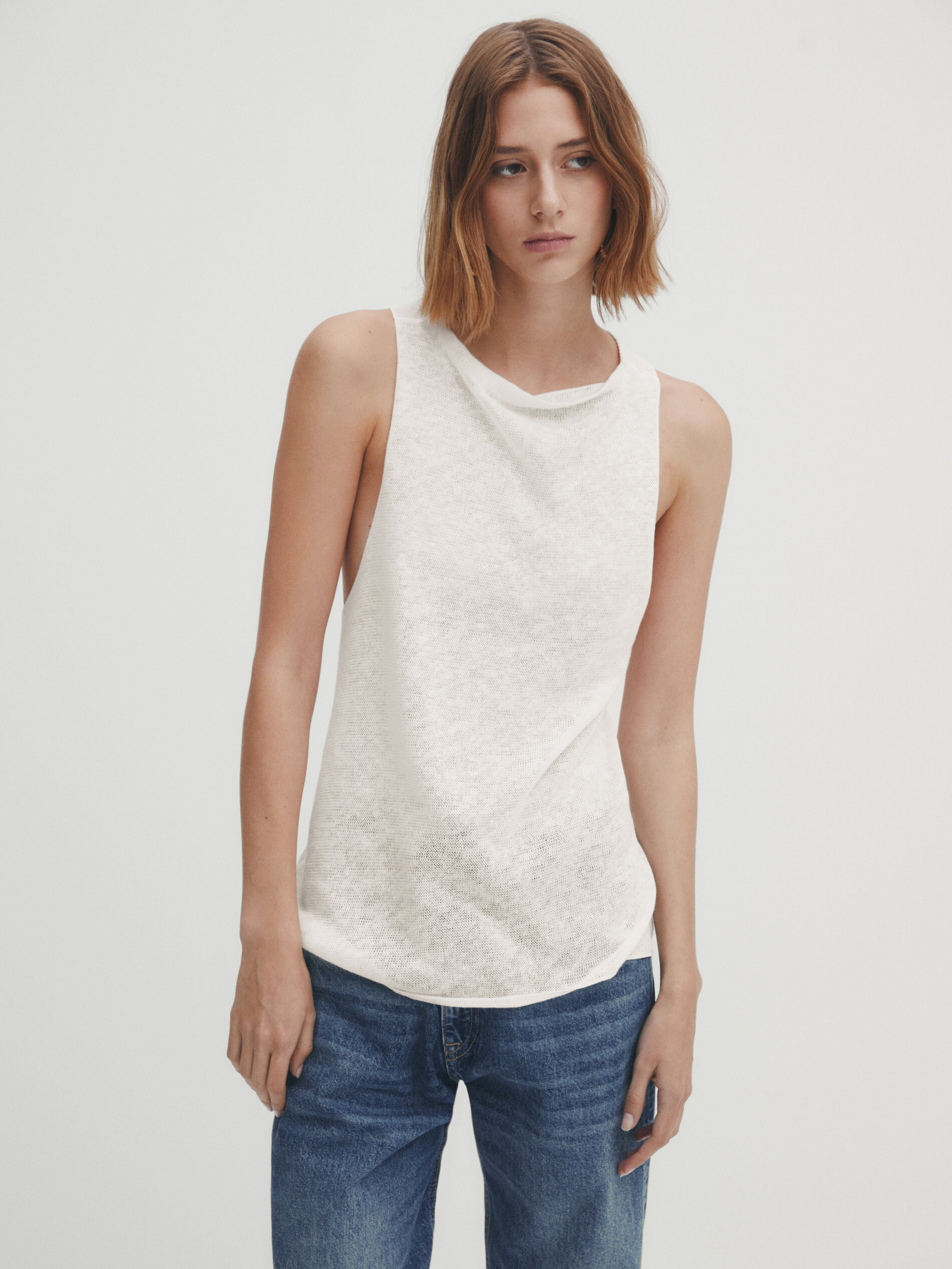 Camisa de linho expandido - RAW