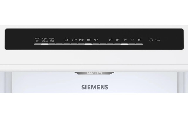 SIEMENS Kühl-/Gefrierkombination »KG36N2ICF Silber, Rechts, Wechselbar« 186 cm hoch 60 cm breit