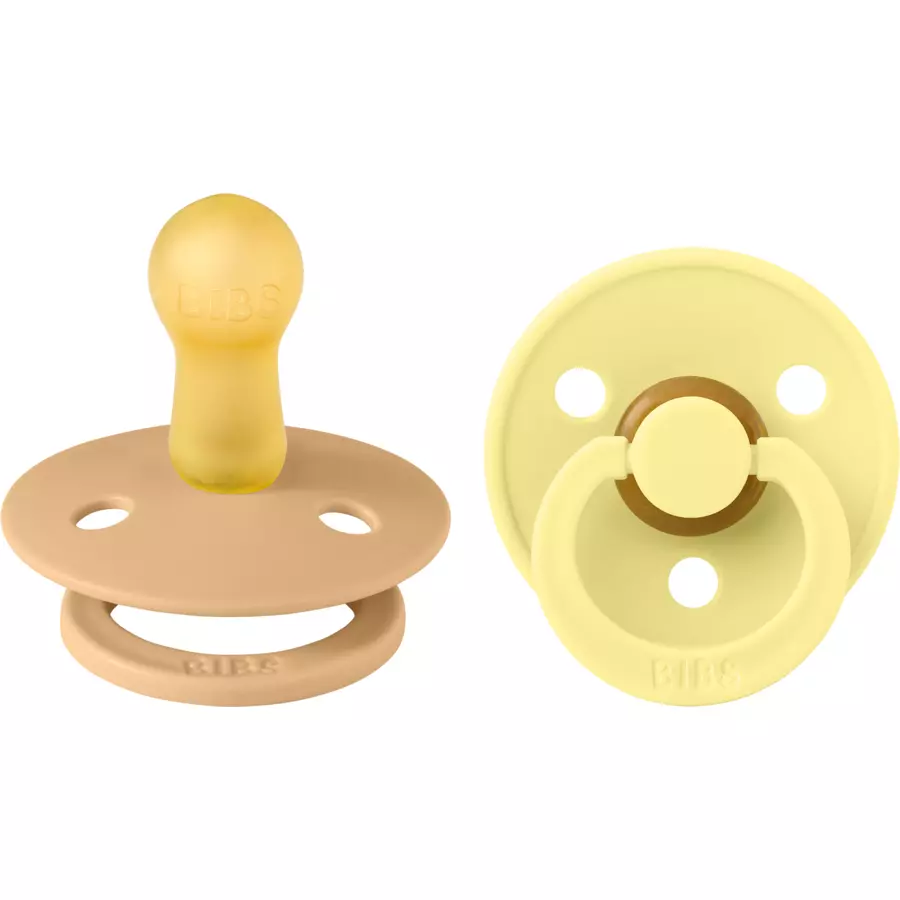 BIBS® Schnuller Colour Desert Sand & Sunshine 6-18 Monate, 2 Stk.