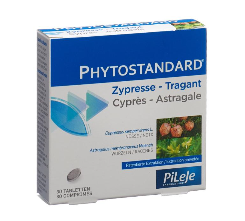 PHYTOSTANDARD Zypresse-Tragant<br>30 Stück, Blister, Tablette
