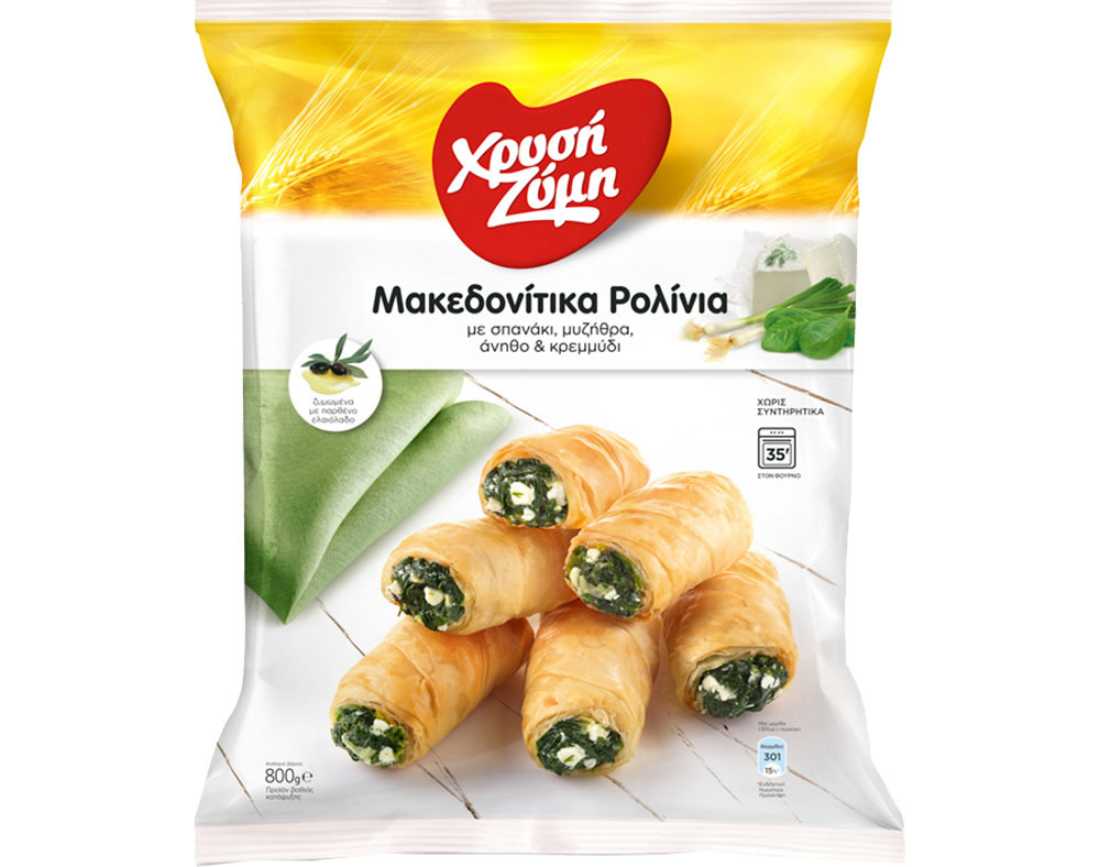 MINI ROLINHOS 7DAYS COM ESPINAFRES 800G