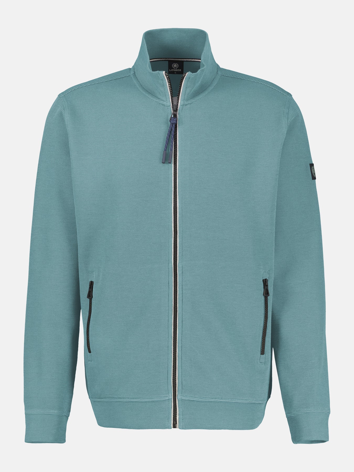 Sweatjacke aus weichem Baumwollmischgewebe