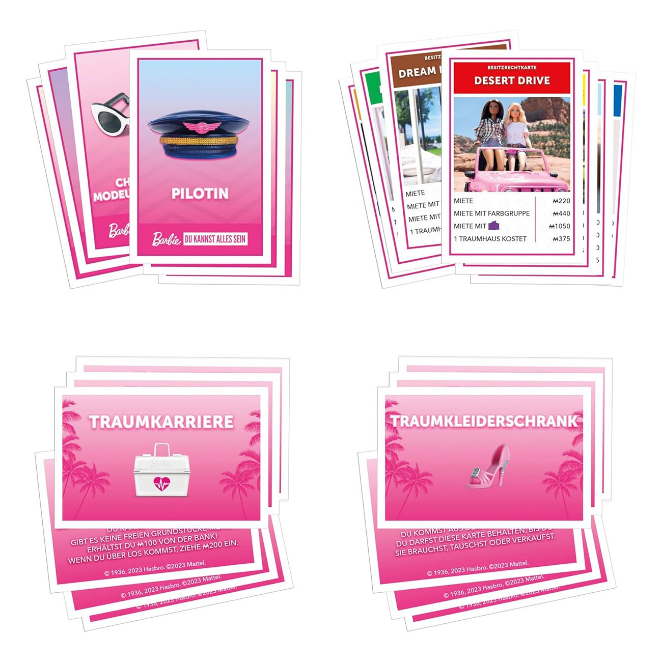 Hasbro Monopoly Barbie Mehrfarbig Spielesammlung