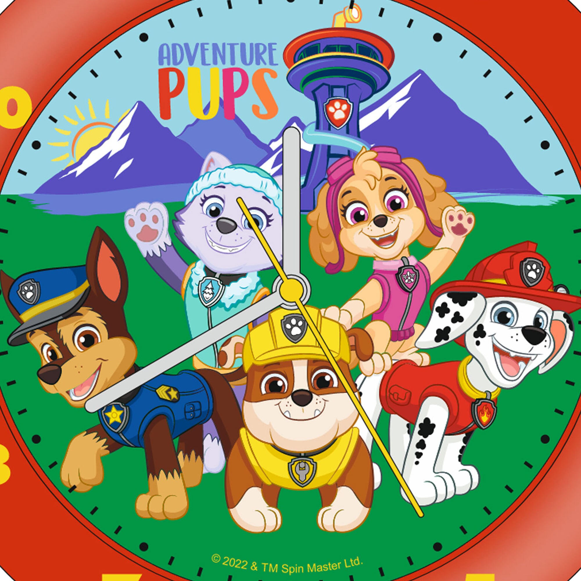 PAW PatrolPAW Patrol Kinderwanduhr 220 mm Geräuschlos