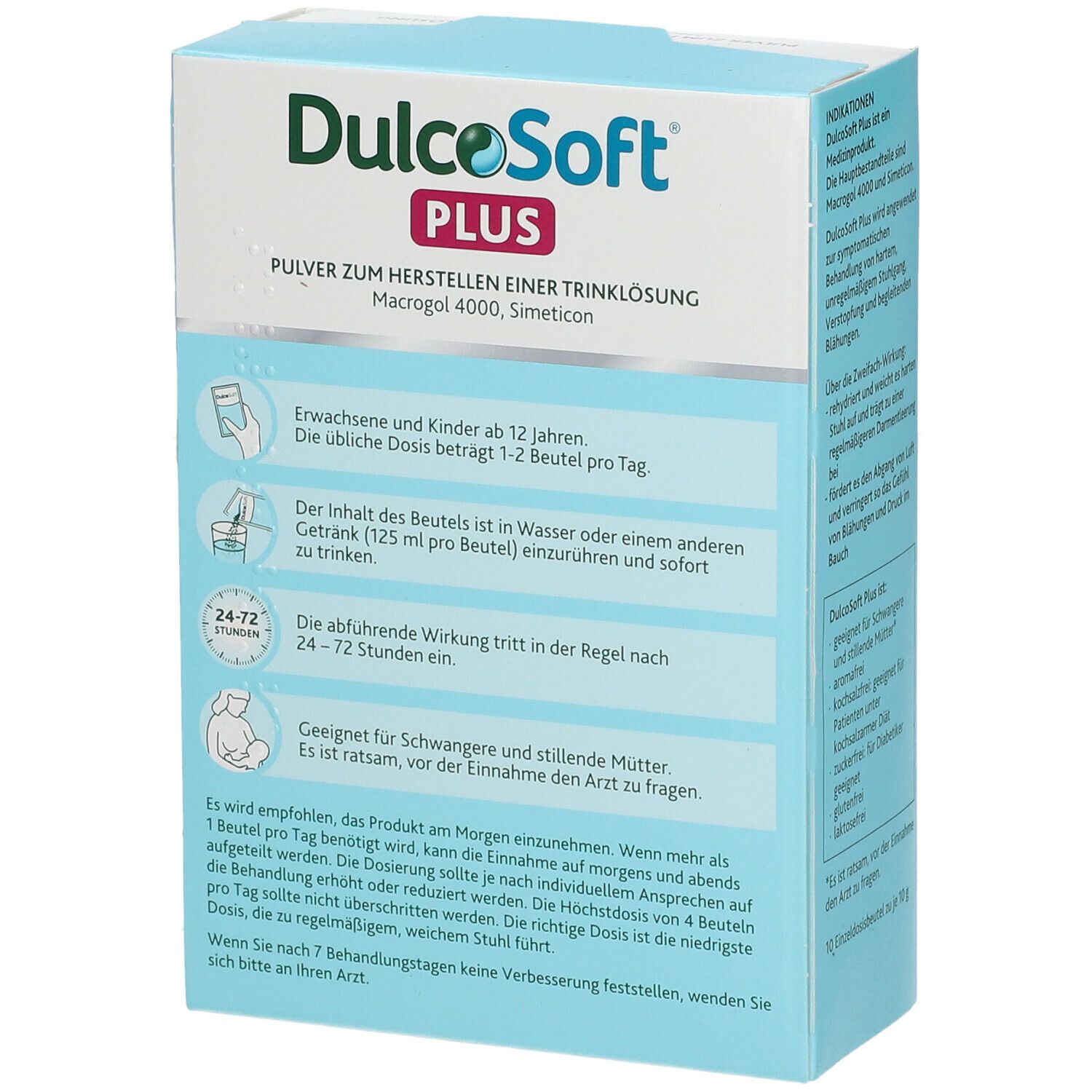 DulcoSoft Plus Abführmittel bei Verstopfung mit Blähungen