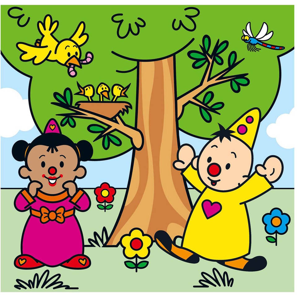 Bumba kleuren met water