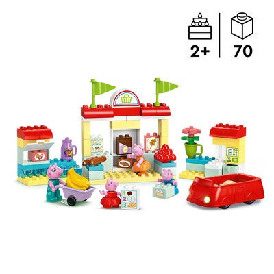 LEGO DUPLO Peppa Pig 10434 Peppa Gris og matbutikken