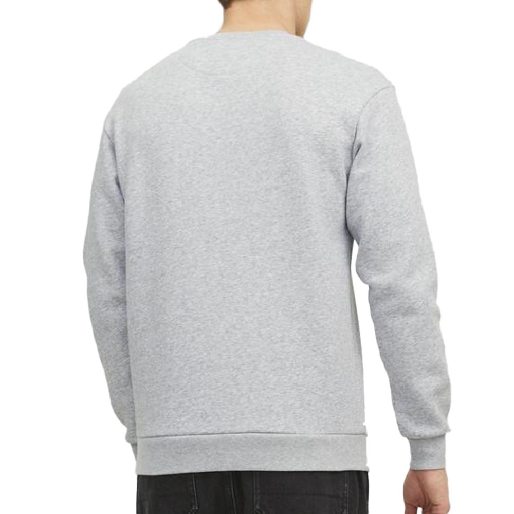 Jack & Jones Sweat Uni Gris Homme Jack & Jones Bradley