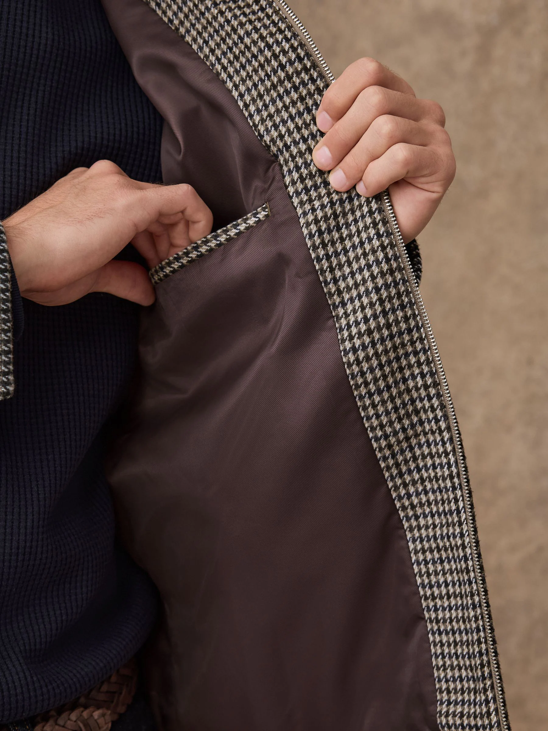 Grijs - Slimme Dogtooth Twin Pocket-jas