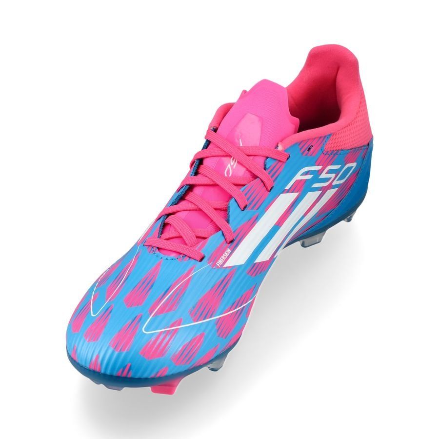 adidas F50 League FG/AG Reemergence - Bleu/Blanc/Rose