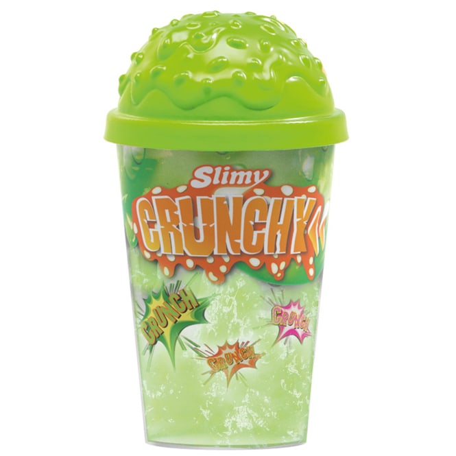 Slimy - Crunchy - Knisterschleim im Becher - verschiedene Farben - 1 Stück
