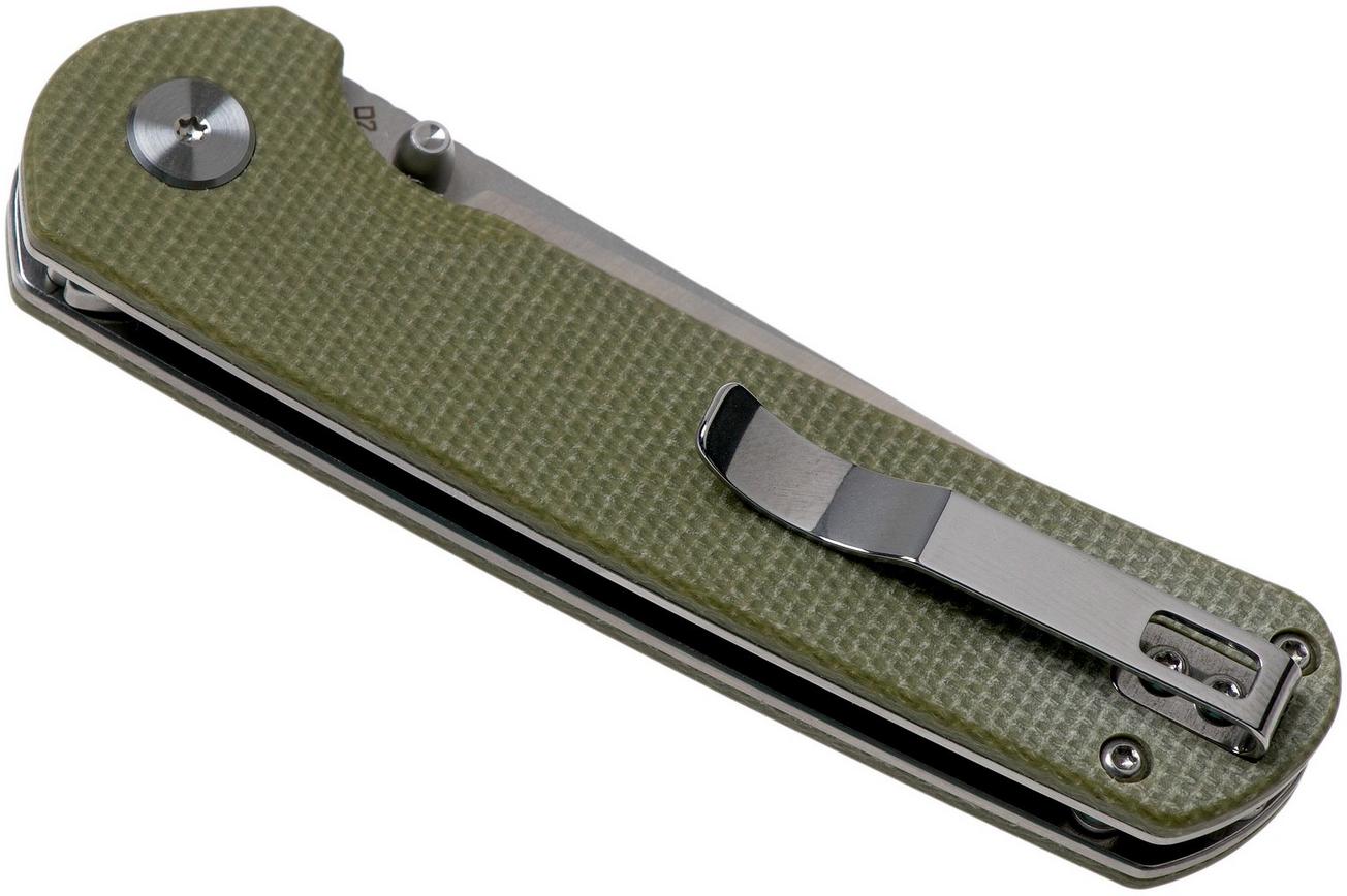 Bestech Sledgehammer BG31D Beige Micarta, Two Tone zakmes