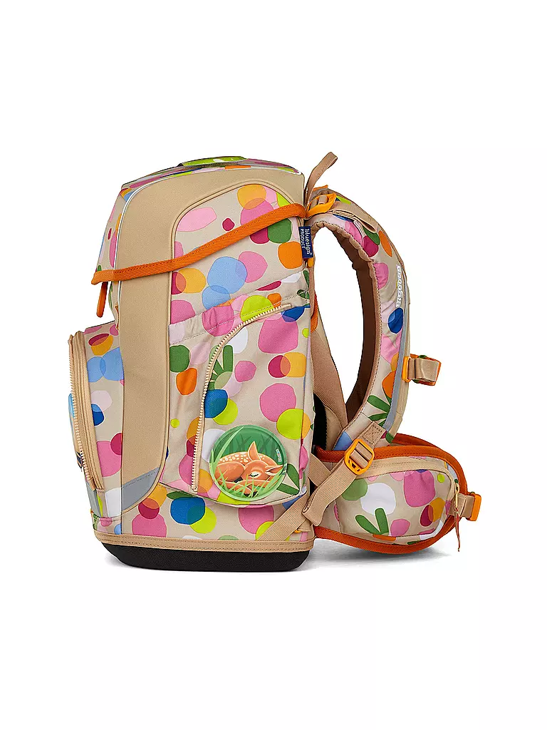ERGOBAG Schultasche Set 5tlg CUBO Flower PowBär bunt