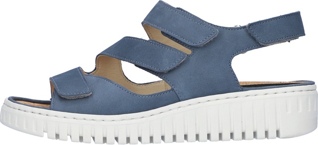 Waldläufer Keilsandalette »H-Willow«  , Sommerschuh, Sandale, Keilabsatz, mit Kork-Fussbett, Weite H