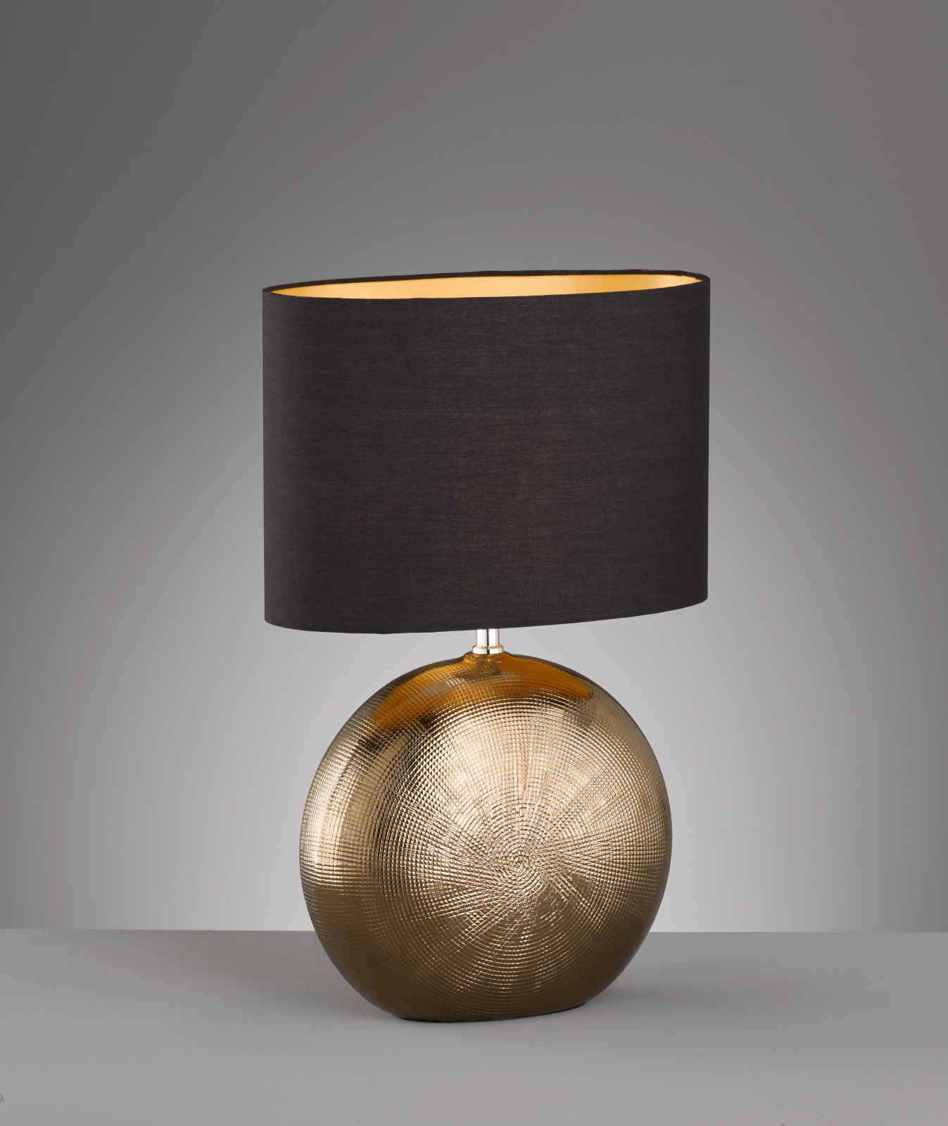 Tischleuchte FORO - bronzefarben-schwarz - 53 cm