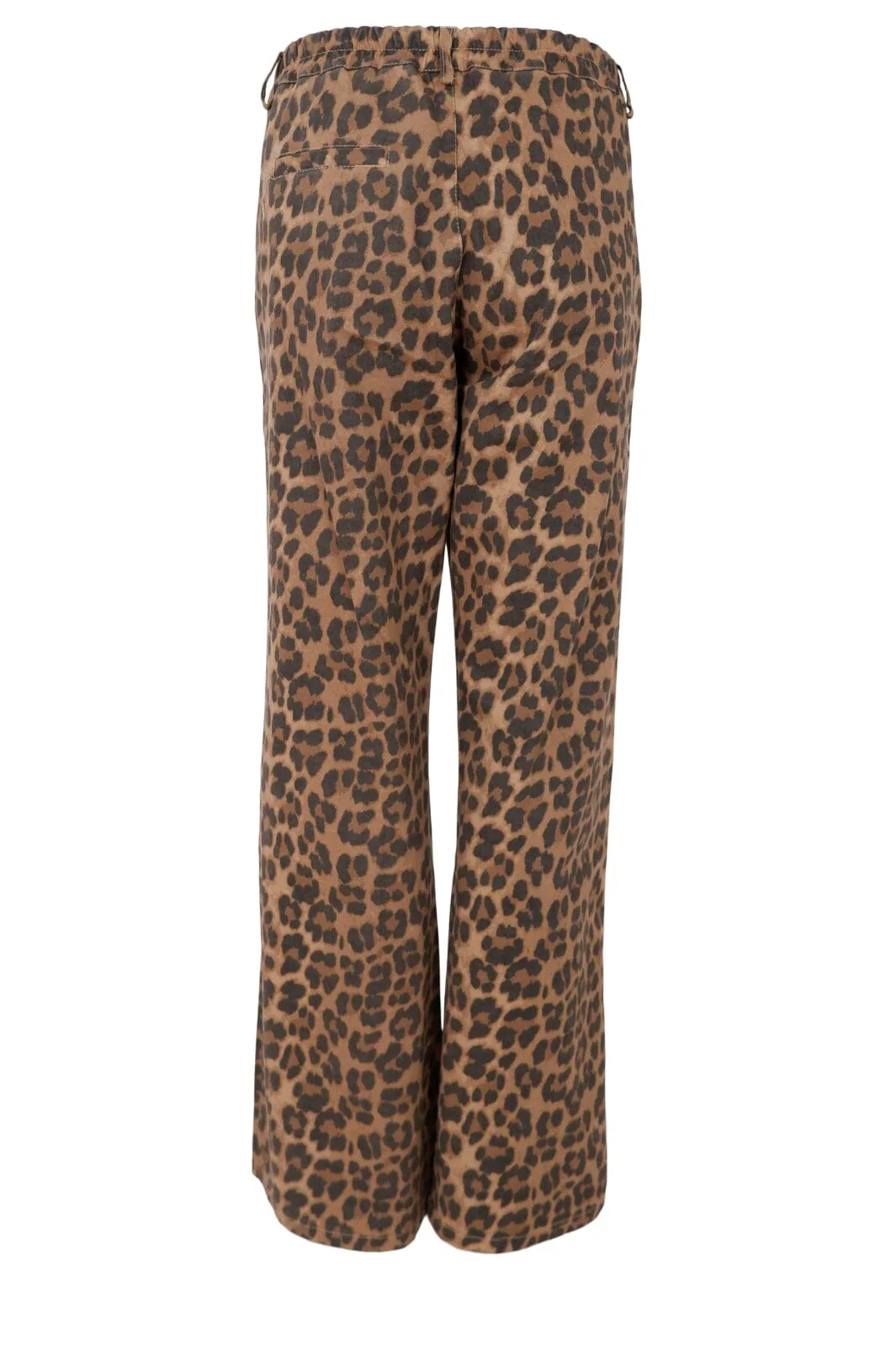 Black Colour Bcabbie Box Stretch Pant leopard
