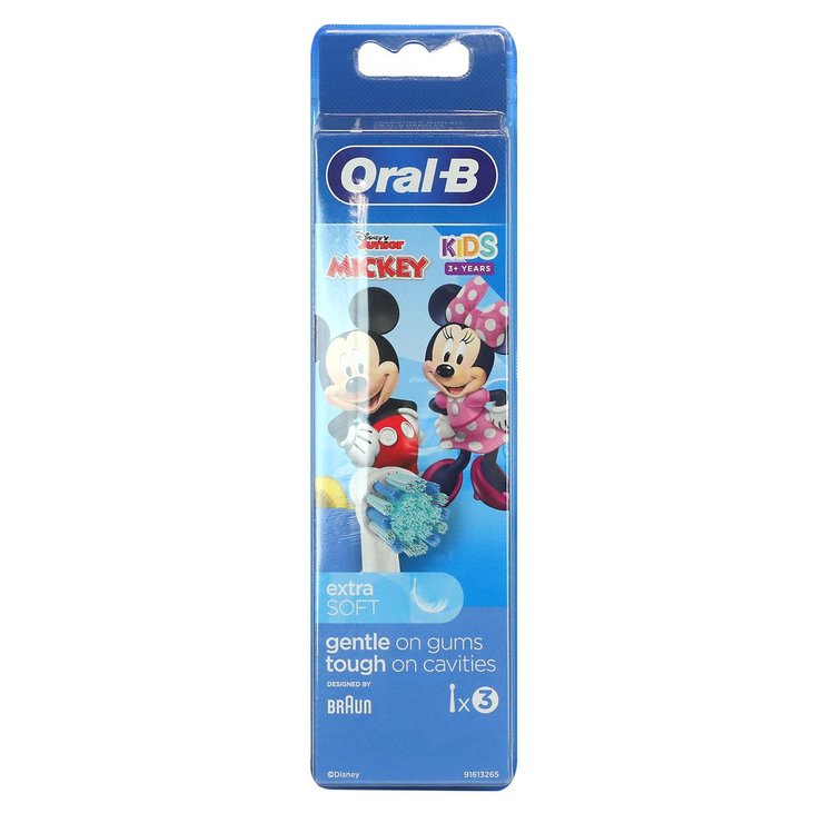 Disney Kids Mickey Minnie +3ans 3 têtes rechange