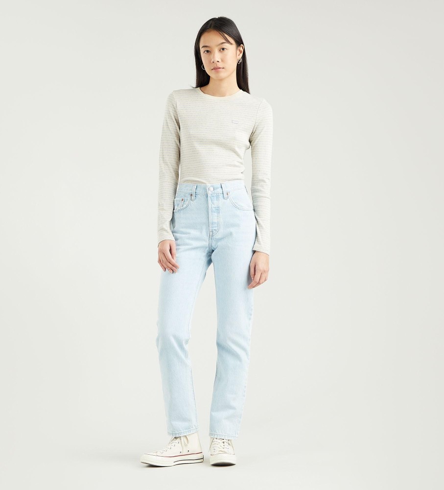 Calça jeans Levi's 501 Original Selvedge Azul Claro