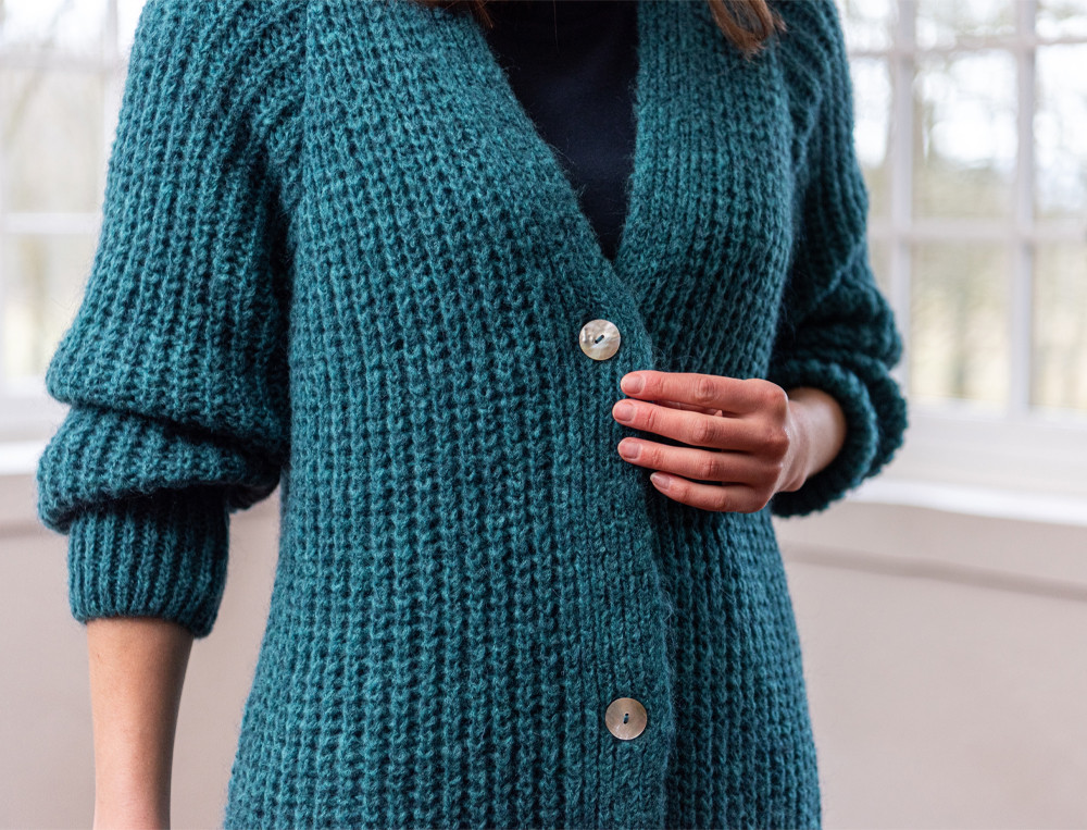 Gilet en maille-Coup d’éclat
