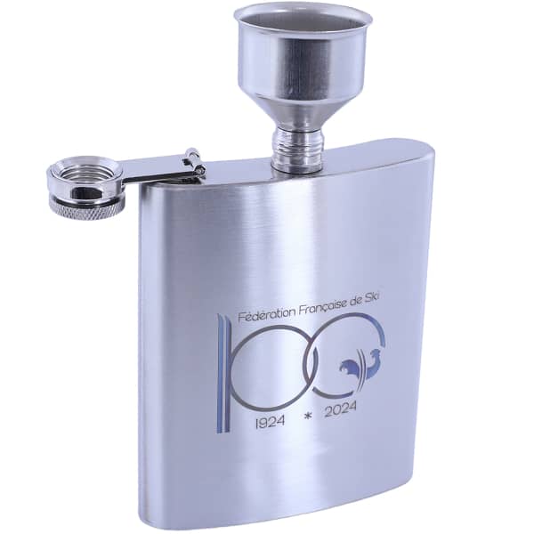 Gourde FFS SET FLASQUE ET VERRES EN ACIER INOXYDABLE