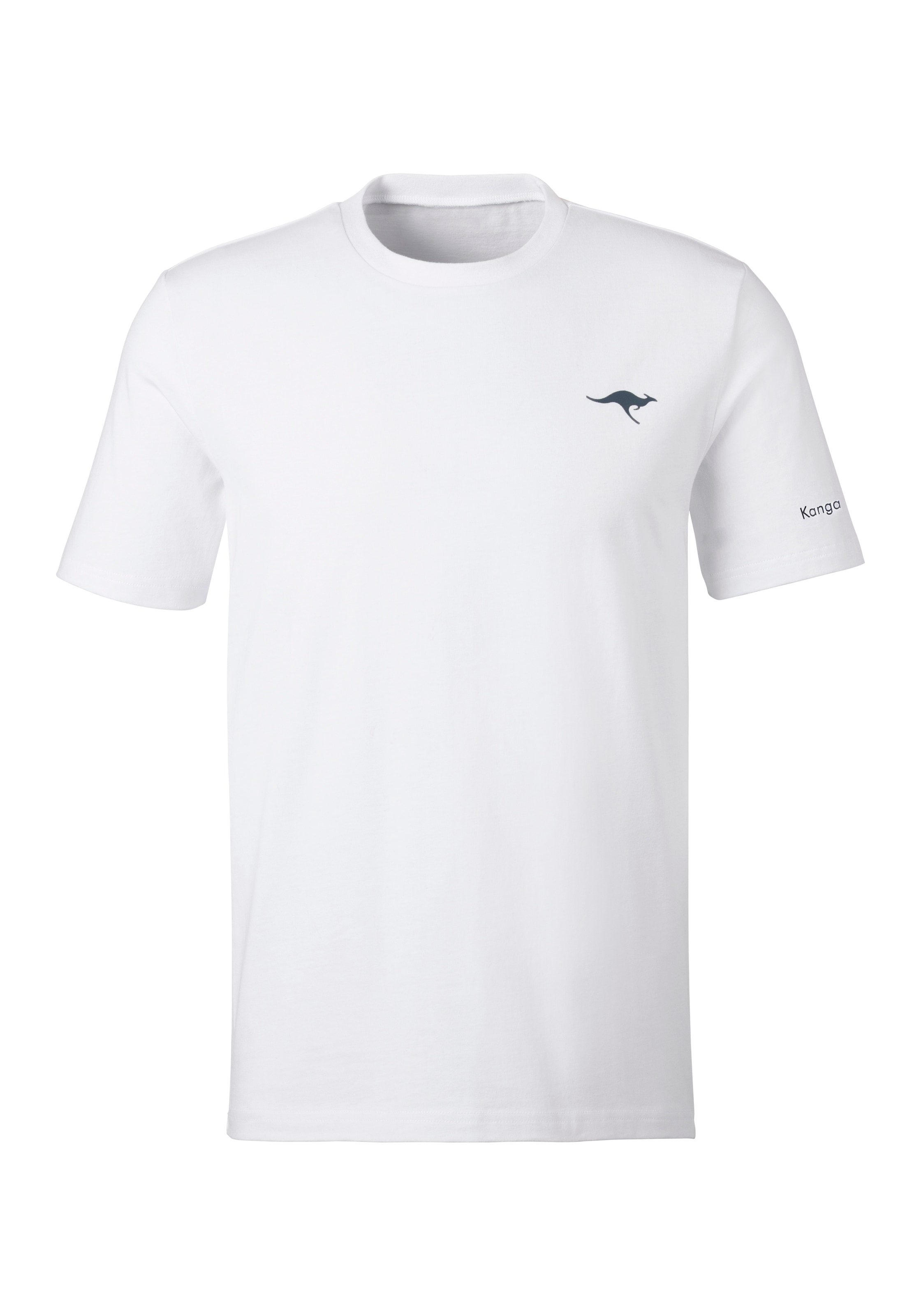KangaROOS T-Shirt 2er-Pack,  mit KangaROOS Print auf der Brust