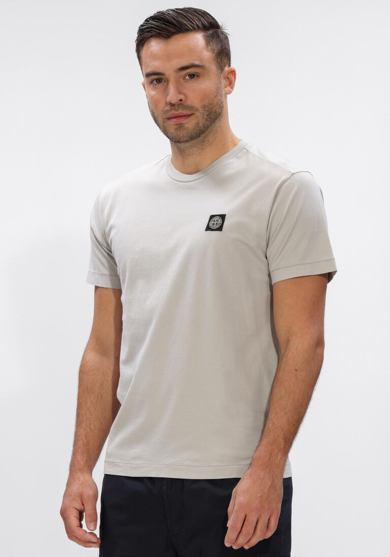 grijze stone island t-shirt ss t-shirt s0013