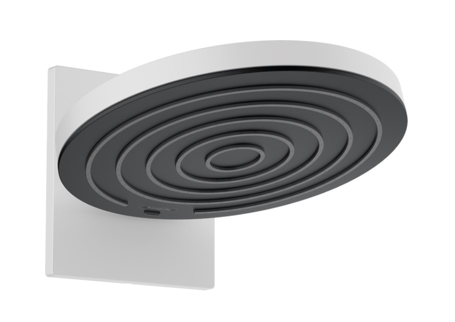 Hansgrohe Pulsify S hoofddouche met wandaansluiting wit mat